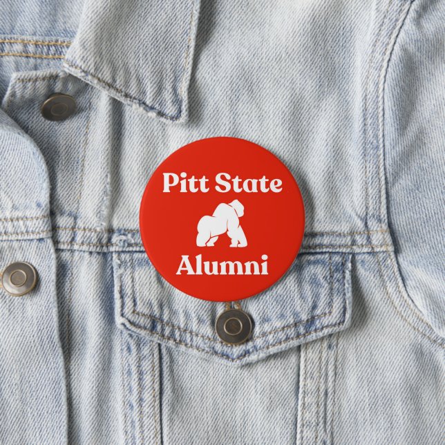 Gorilla Pitt State Alumni Button (In Situ)