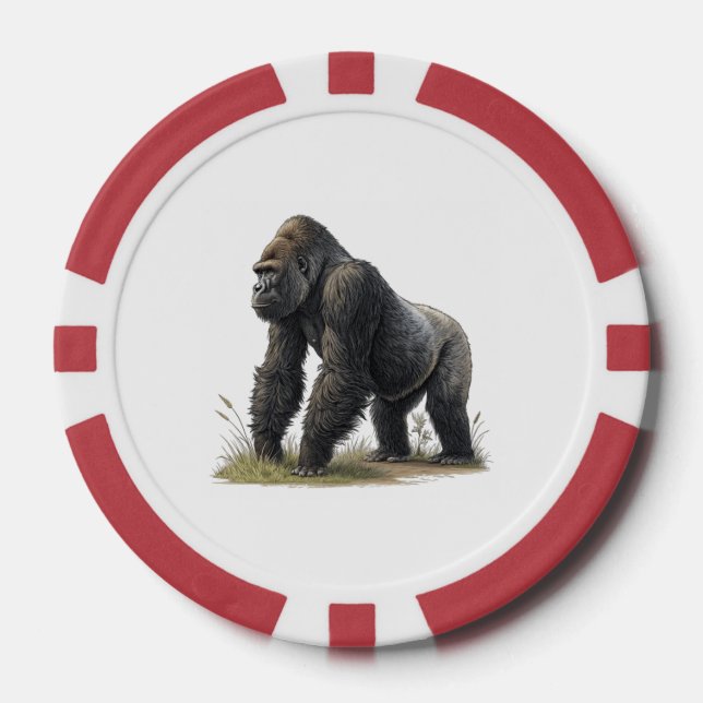 Gorilla Poker Chips (Front)