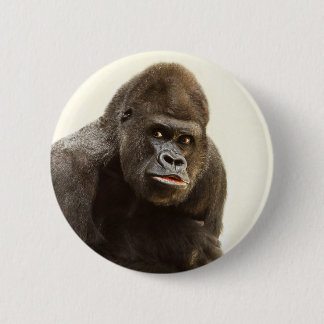 Gorilla Pout 2 Inch Round Button