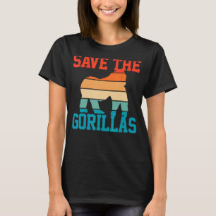 Gorilla Save The Gorillas Rainforest T-Shirt