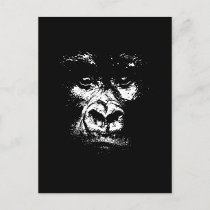 Gorilla Shadows Postcard