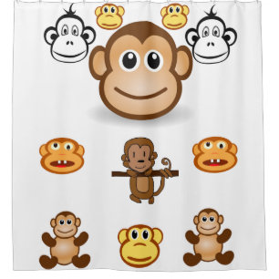 Gorilla Shower Curtain