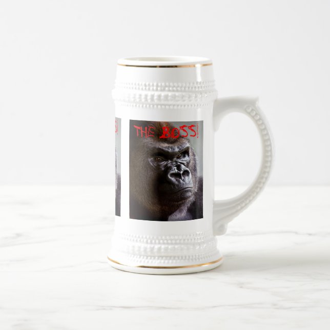 Gorilla Silverback The Boss King Sized Stein (Right)