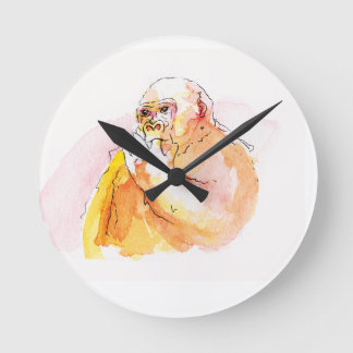 Gorilla sucking fingers Clock FINGER SUCKING GORIL