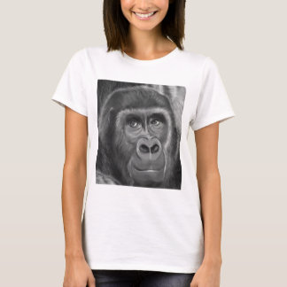 Gorilla sucking fingers T-shirt2指しゃぶりのゴリラTシャツ T-Shirt