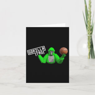 Gorilla Tag Vr Gamer For Kids Bysketbyll  Card