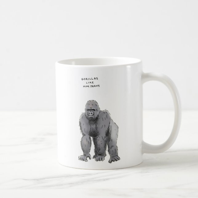 gorilla trivia coffee mug (Right)