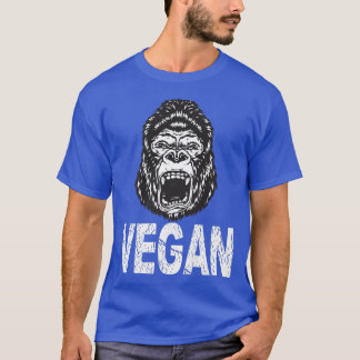Gorilla Vegan  Vegetarian Animal Love, Eat Healthy T-Shirt