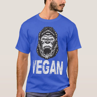 Gorilla Vegan  Vegetarian Animal Love, Eat Healthy T-Shirt