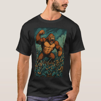 Gorilla vs 100mens T-Shirt