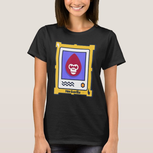 Gorilla Wall By Hex Gorilla Design T-Shirt (Front)