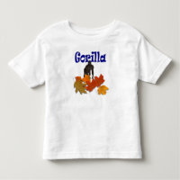 Gorilla wild animals kids t-shirt