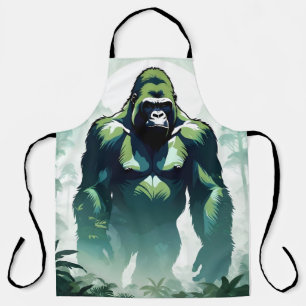 Gorilla Wildlife Animal Nature Environment Jungle Apron
