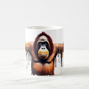 Gorilla Wildlife & Nature Water Colour Set Coffee Mug