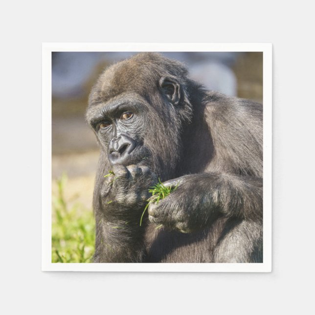 Gorilla Youngster Napkin (Front)