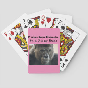 Gorillas in the Midst Corona Riot by Funnycomb Playing Cards