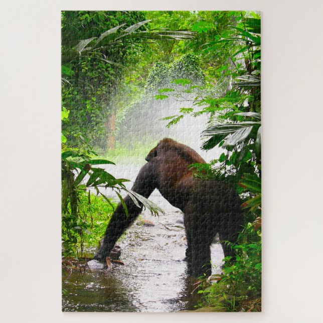 Gorillas. Jigsaw Puzzle (Vertical)