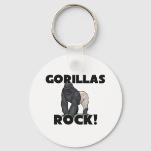 Gorillas Rock Keychain