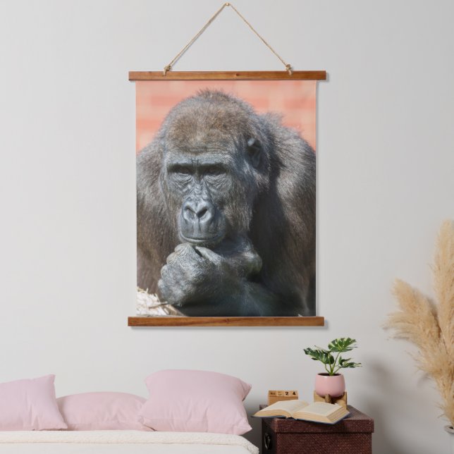 Gorilla's Time to Relax Hanging Tapestry (Bedroom)