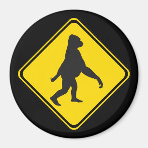 Gorillas Xing! Magnet