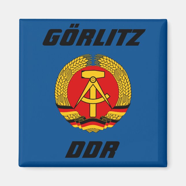 Gorlitz, Deutsche Demokratische Republik DDR Magnet (Front)