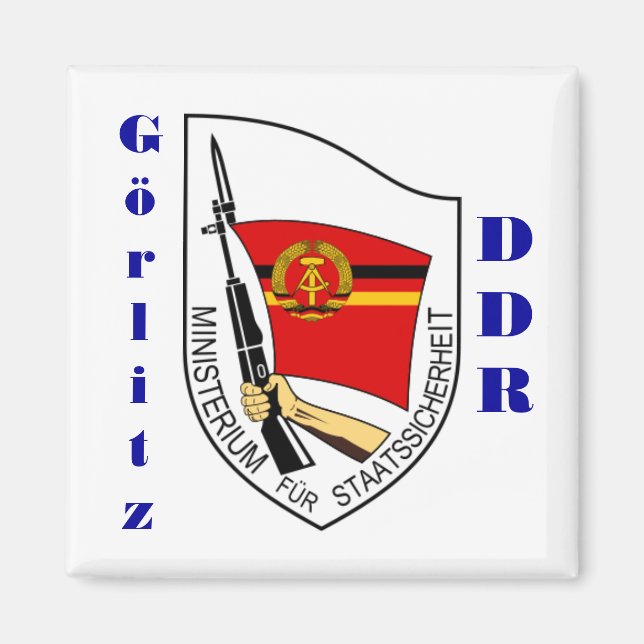 Görlitz, Germany Stasi Magnet DDR (Front)