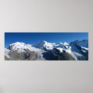 Gornergrat Swiss Alps Poster