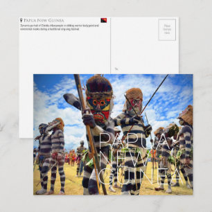 Goroka, Papua New Guinea Travel Postcard