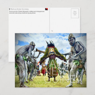 Goroka, Papua New Guinea Travel Postcard