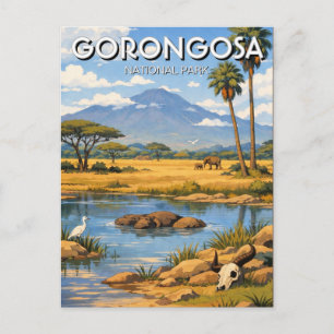 Gorongosa National Park Mozambique Travel Postcard