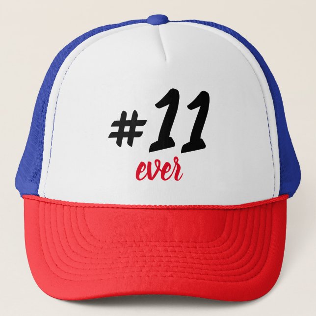 Gorra #11 ever trucker hat (Front)
