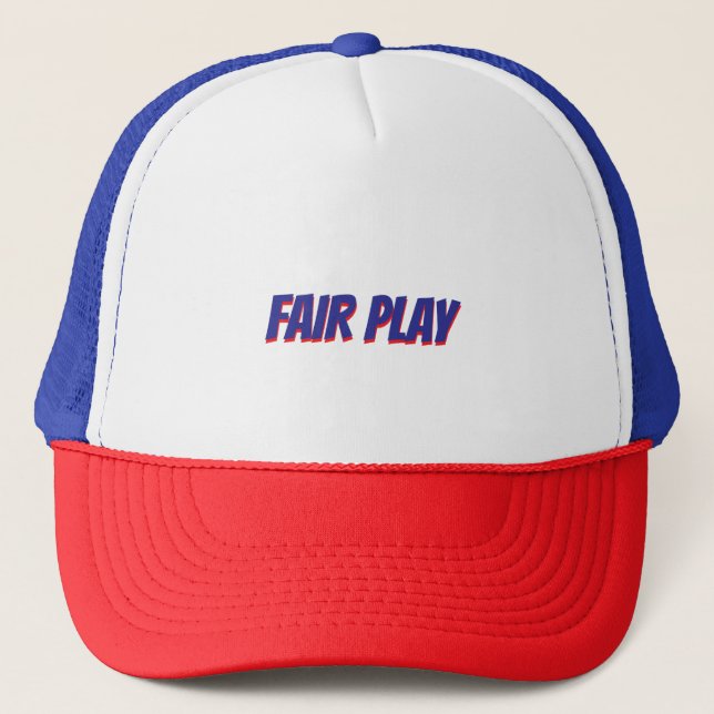 Gorra Béisbol Juego Limpio Espíritu Deportivo Trucker Hat (Front)