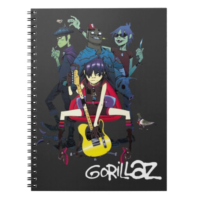 Gorrillaz T-Shirt Notebook (Front)