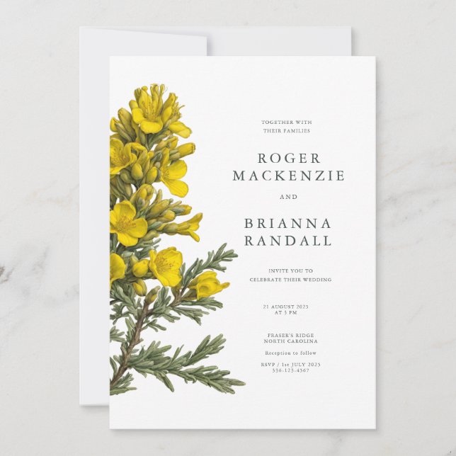 Gorse Invitation (Front)