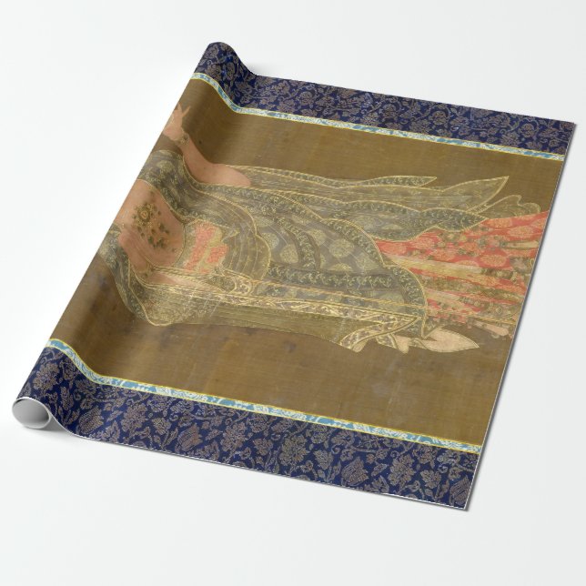 Goryeo Dynasty Bhikkhu Buddhist Monk Kshitigarbha Wrapping Paper (Unrolled)