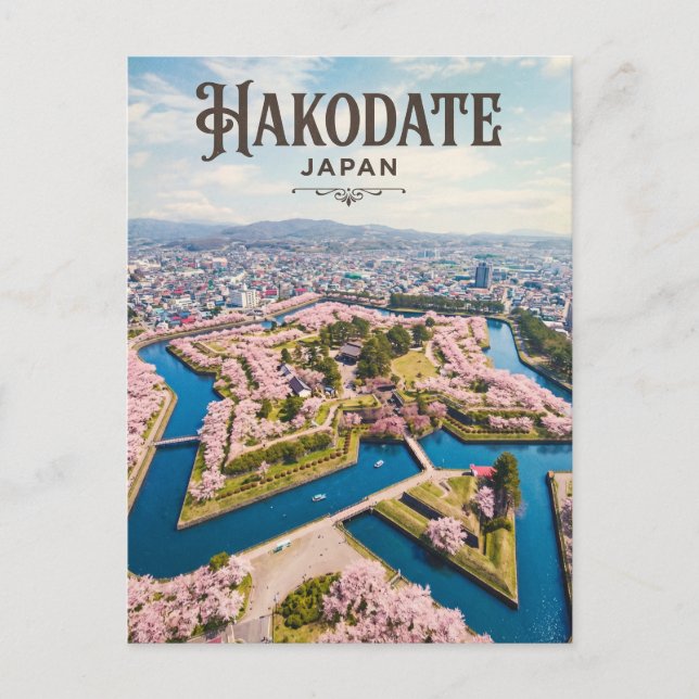 Goryokaku Fort Japan Postcard (Front)