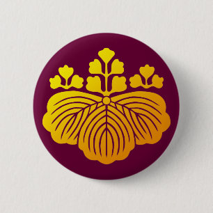 Gosankiri-mon 2 Inch Round Button
