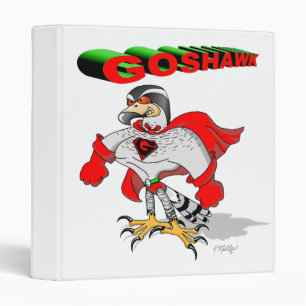 Goshawk Cartoon Binder