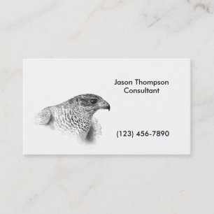 Goshawk Drawing Business Card