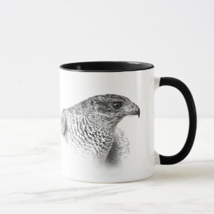 Goshawk Drawing Mug