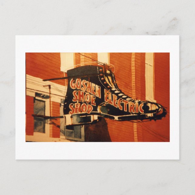 Goshen Electric Shoe Shop - One Postcard (Front)