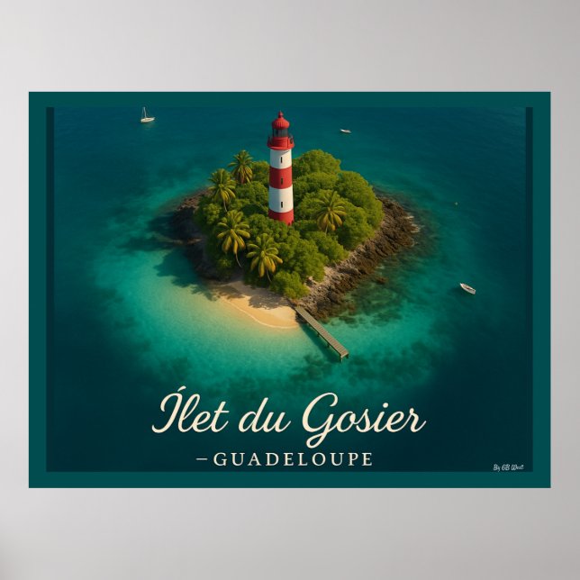 Gosier Islet Guadeloupe Poster (Front)