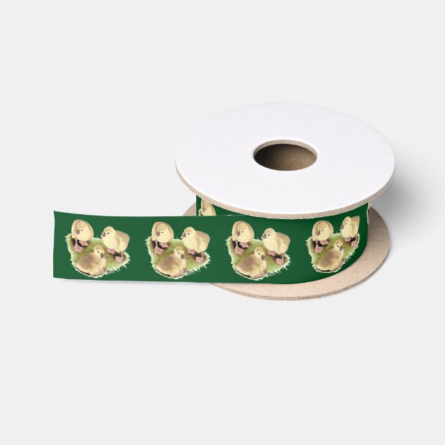 Goslings:  Buff African Satin Ribbon (Spool)