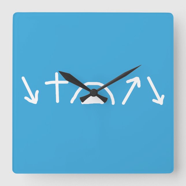 Gospel Arrows Wall Clock (Front)