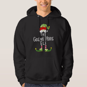 Gospel Blues Elf Group Christmas Pajama Party Hoodie