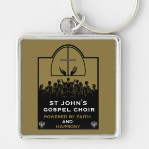 Gospel Choir Church Gifts Keychain