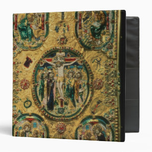 Gospel cover, gold with repousse binder