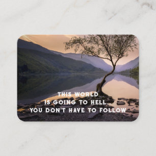Gospel Evangelism Invite Salvation pocket keepsake