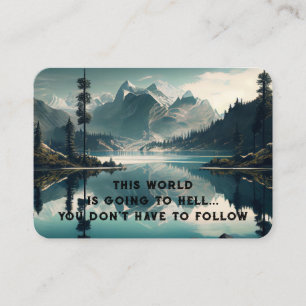Gospel Evangelism Invite Salvation pocket keepsake