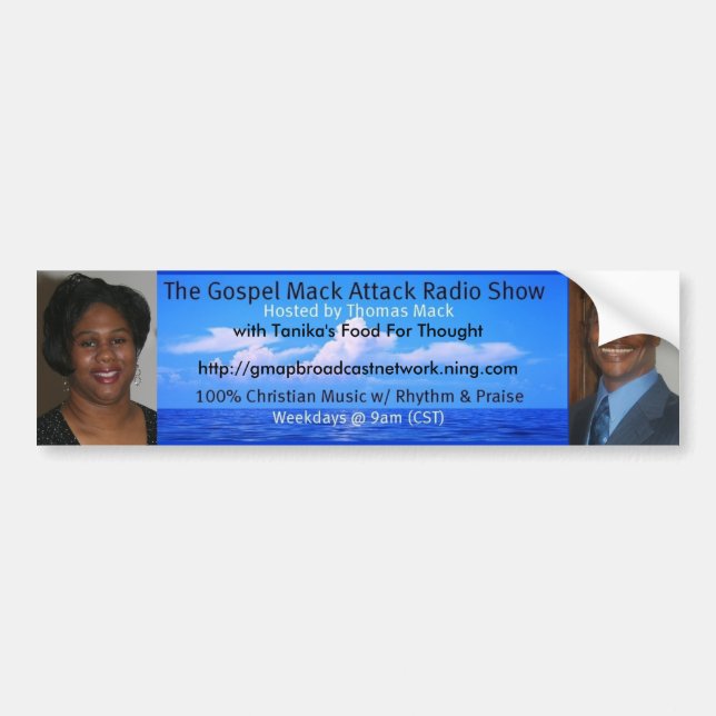 Gospel Mack Attack Bumper Sticker (Front)
